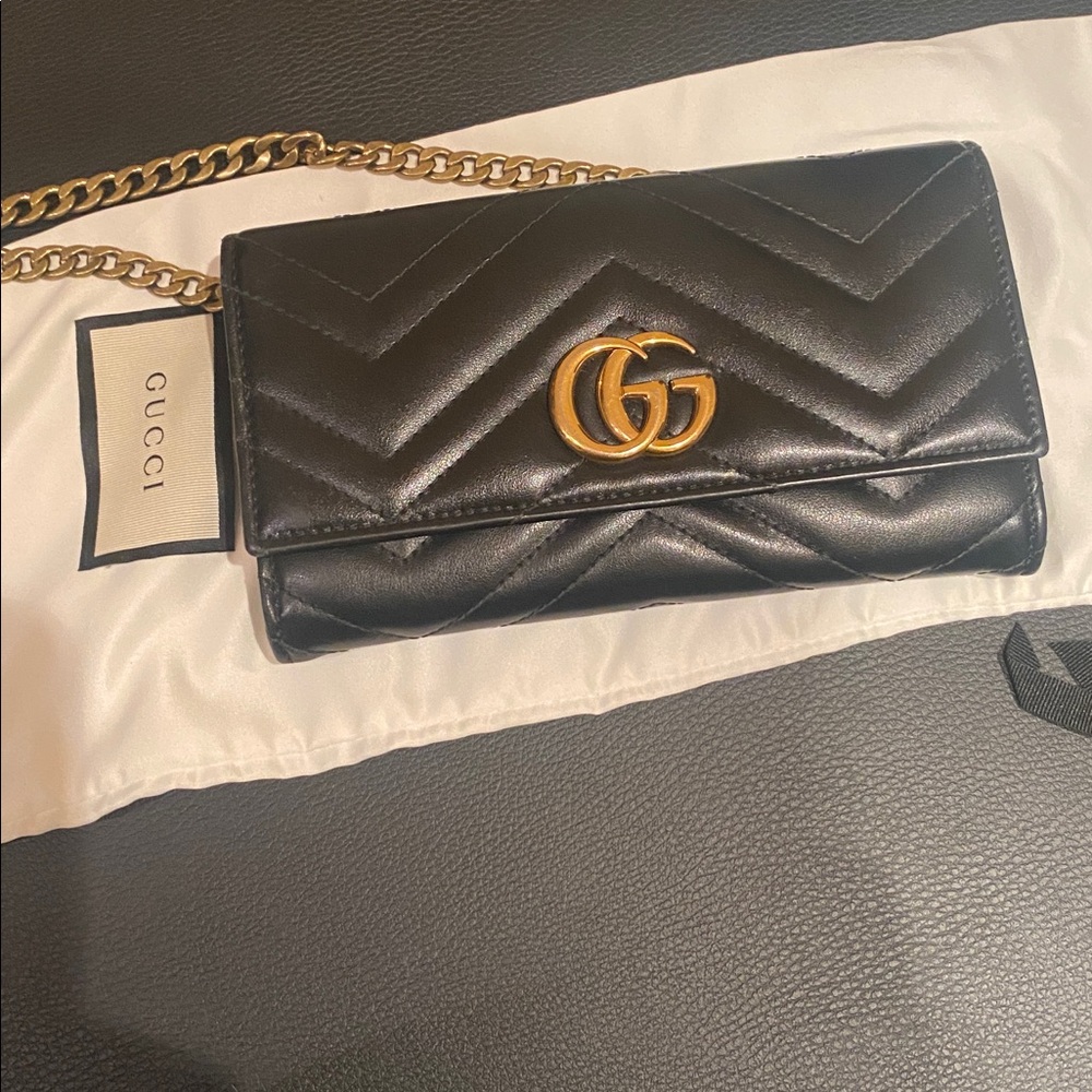 Gucci Gg Marmont Continental Wallet - Picture 10 of 17